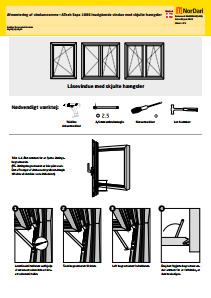 Afmontering af vinduesramme - ATech Sapa 1086 Inadgående vindue med skjulte hængsler